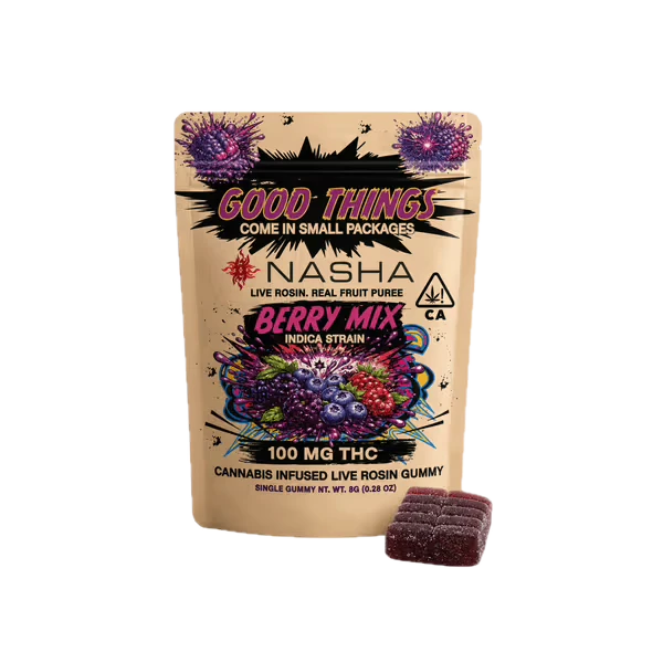 NASHA - Nasha | Berry Mix | Live Rosin Gummy | 100mg Main Image