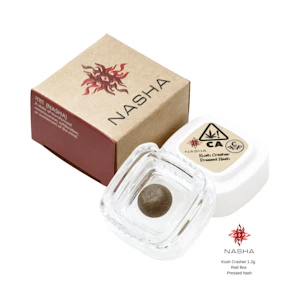 NASHA - KUSH CRASHER - RED PRESSED HASH 1.2G - NASHA