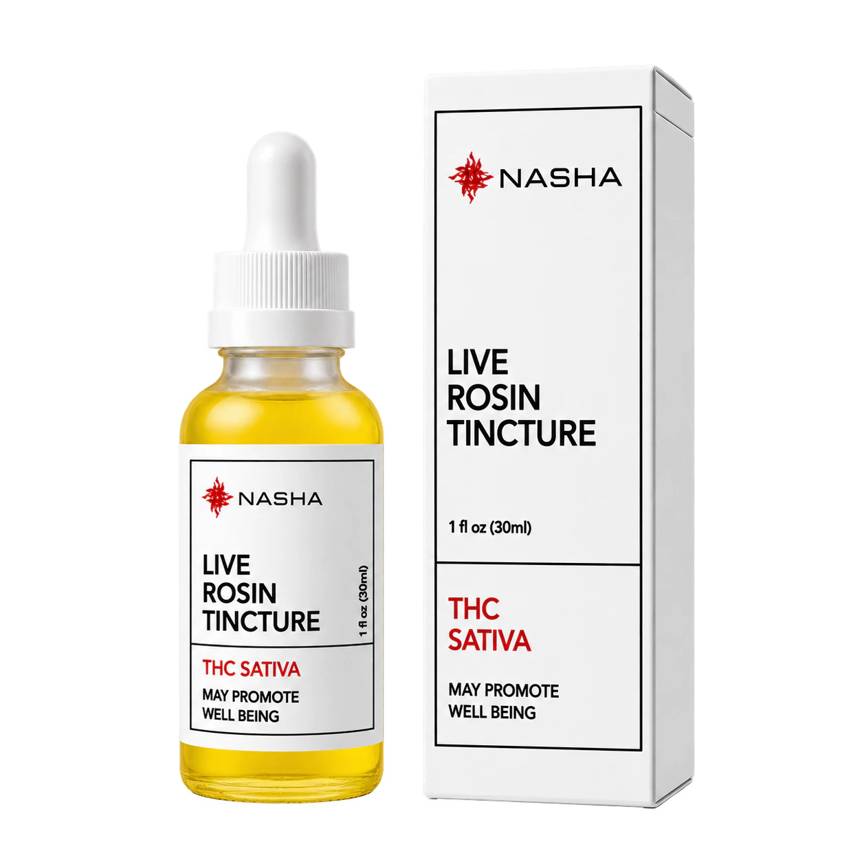 NASHA - Nasha | THC Sativa | Purple Jack | Live Rosin Tincture | 1000mg Main Image