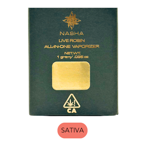 NASHA - Nasha - Live Rosin - Nigerian Haze - RTU - 1.0g