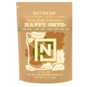 Natreum | Happy Guts+ Honey, Ginger, Turmeric Gummies | 5mg THC:CBG:CBD:CBC