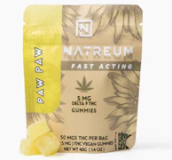 Natreum | Paw Paw Fast Acting Gummies (10ct) | 5mg THC