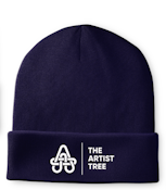 The Artist Tree Navy Beanie