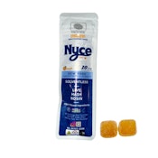 D4 Nyce Peach Live Hash Rosin Gummies 10mg 10pk