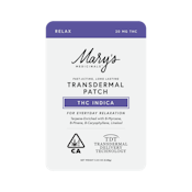 Mary's Relax Indica Transdermal Patch 20mg
