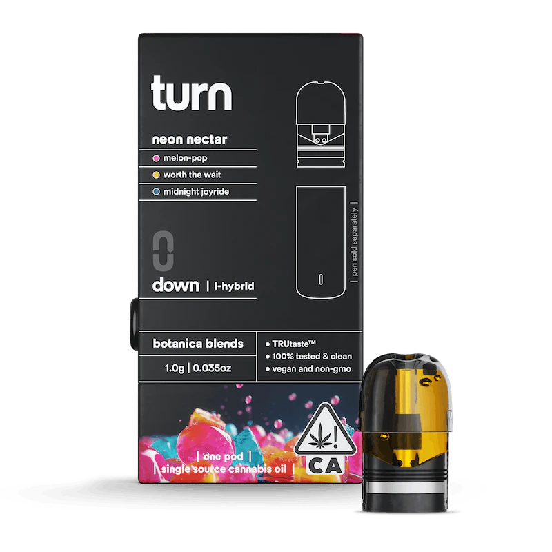 turn - neon nectar (i-hybrid) / botanica blends / 1g turn pod Main Image