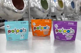 Potpots - 1:1 THC/CBD Milk Chocolate 100pc 1g Each