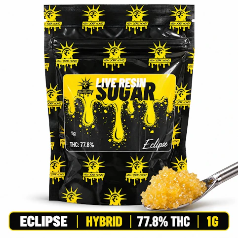 New York Honey - Eclipse - Hybrid - 77.8% THC | 1g Live Resin Sugar (Concentrate) | New York Honey    BF #7