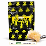 SS13 - Hybrid - 76.22% THC | 1g Cured Sugar (Concentrate) | New York Honey    -BF #3