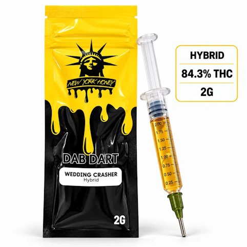 New York Honey - Wedding Crasher – Hybrid – 84.3% THC | 2g Dab Dart (Concentrate) | New York Honey   BF #9