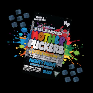 MOTHER PUCKERS - Mother Puckers - Nighty Night Midnight Berry (Live Rosin THC/CBN/CBD)