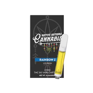 Native Nations Cannabis NY - NNC - Rainbow Z - Live Resin 1g Cartridge