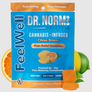 Dr. Norm's - Dr. Norm's Feelwell Citrus Breeze Nano gummies 100mg