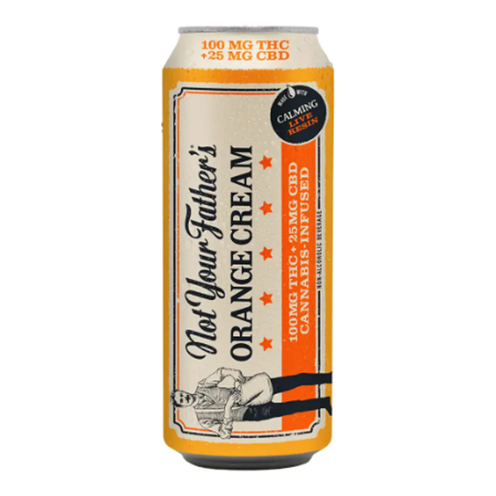 Not Your Father's - Not Your Father's | Orange Cream | Live Resin Soda | 100mg THC : 25mg CBD Main Image
