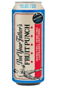 NOT YOUR FATHER'S - Not Your Father's | Fruit Punch | 100mg THC: 20mg CBG | Live Resin Soda