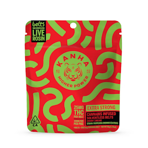 KANHA - Cherry Limeade (S) Live Rosin Belts | KANHA |100mg THC | 4-pack
