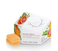 WYLD Blood Orange Sativa 1:1 CBC Gummies 100:100mg