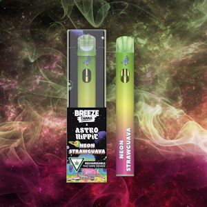 BREEZE CANNA - Breeze Canna x Astro Hippie | (1G) Plus Vape | Neon Strawguava 