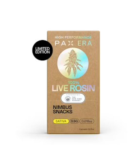 PAX - PAX 100% Live Rosin | Nimbus Cloud | Sativa pod 0.5g