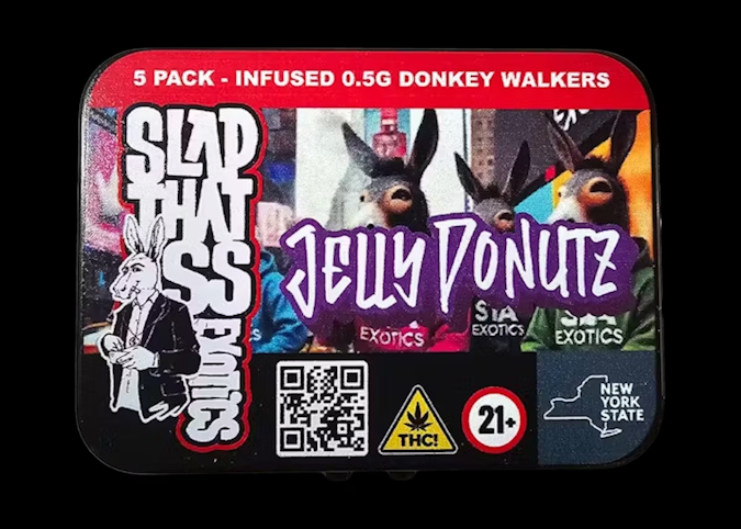 Slap That Ass - Jelly Donutz - Infused Pre-roll 5pk - 2.5g