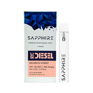 Sapphire - Sapphire - NYC Diesel - 1g AIO