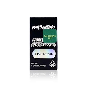 OAKFRUITLAND - Vape Pen - Pandora's Box - Cold Processed Live Resin - 1G