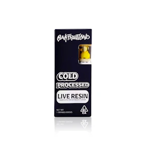 OAKFRUITLAND - All In One - Pre 98 Bubba Kush - Cold Processed Live Resin - 1G