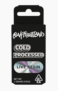 OAKFRUITLAND - Iced Out 1g Live Resin Cart - Oakfruitland