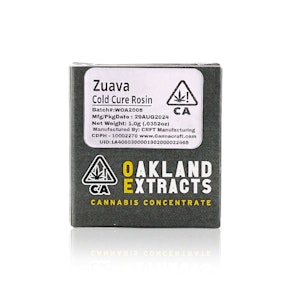 OAKLAND EXTRACTS - Concentrate - Zuava - Cold Cure Rosin - 1G