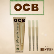 OCB Organic Hemp Cones 1 1/4 6pk