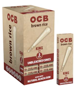 OCB | Brown Rice Cones | King Size | 3ct