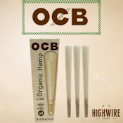 OCB Organic Hemp Cones King Size 3pk