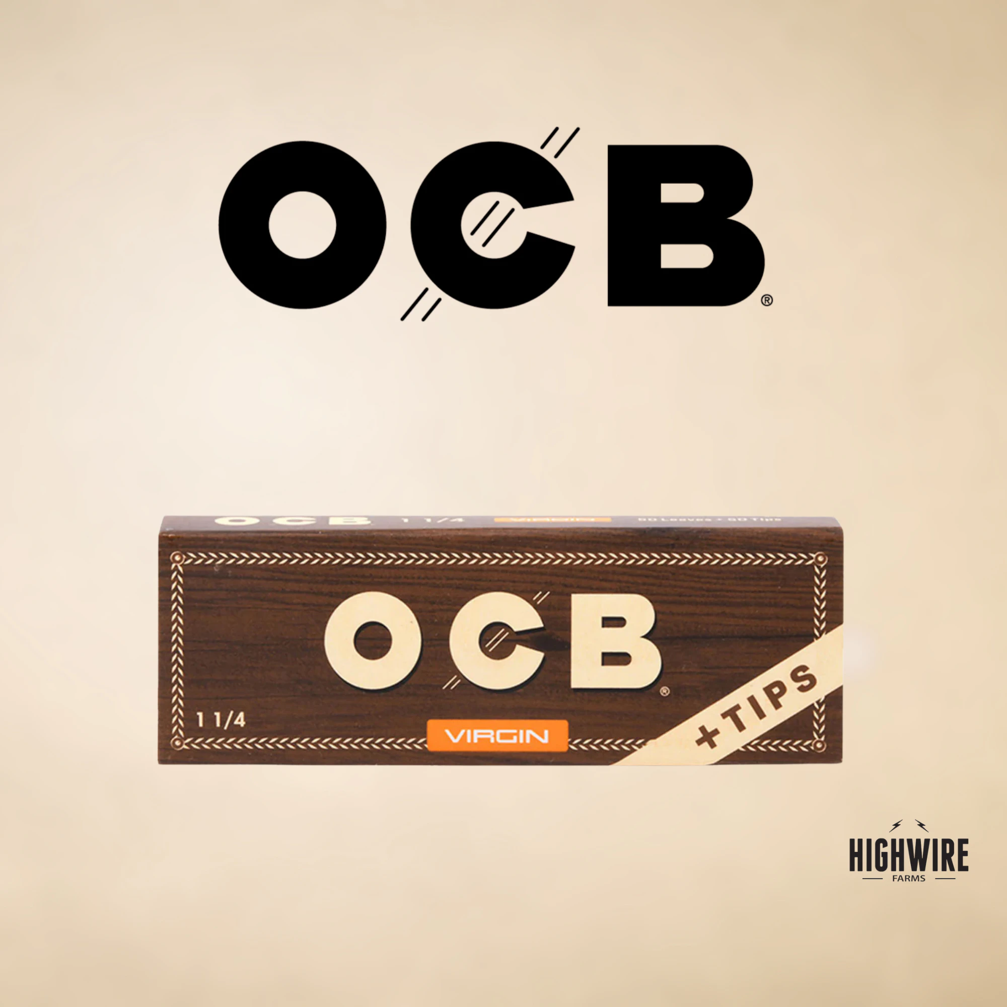 OCB - OCB Unbleached Papers 1 1/4 Main Image