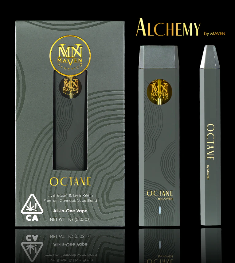 Marijuana Maven - Maven - OCTANE - Alchemy - 1g Live Resin/Live Rosin All-In-One Vape Main Image