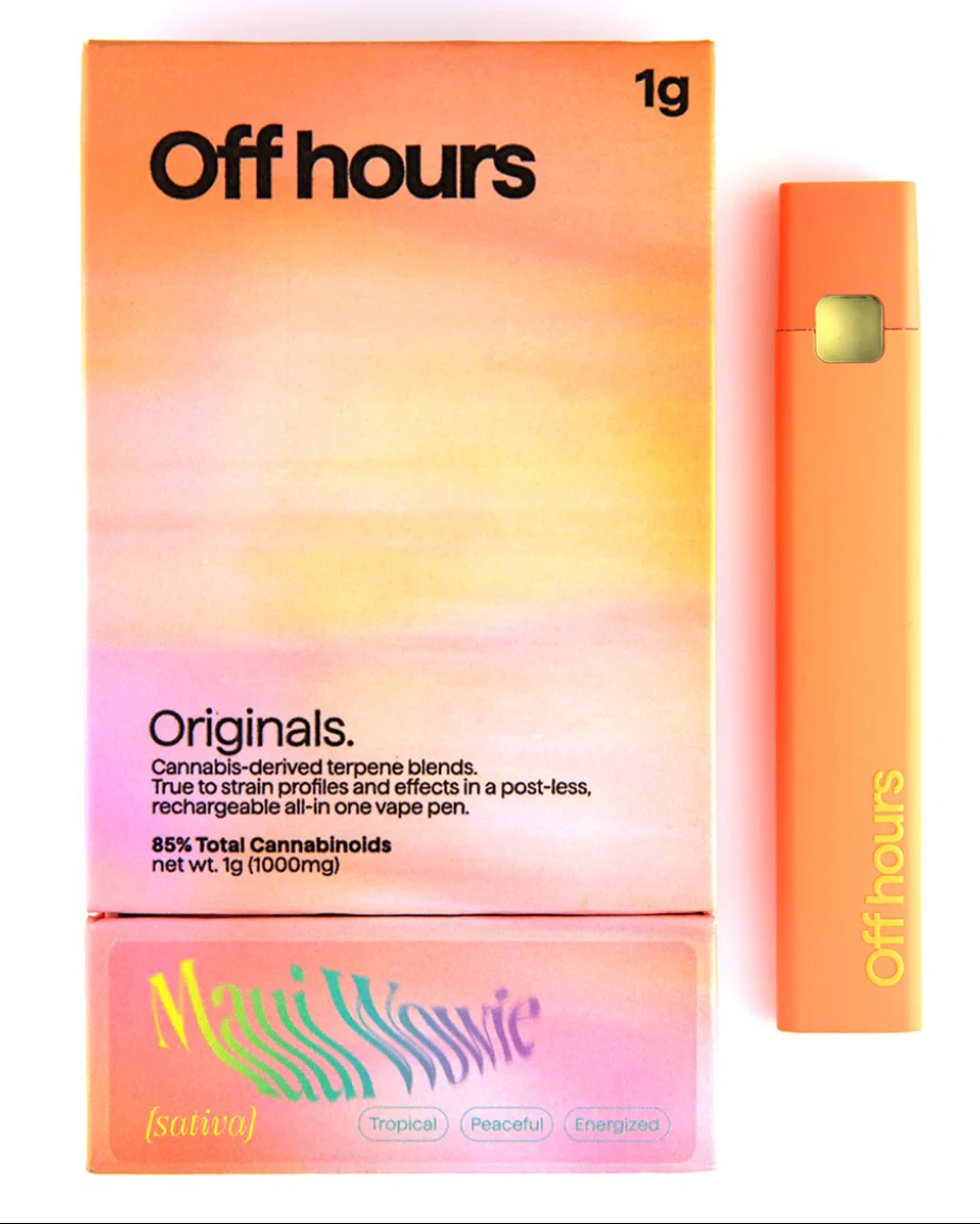 Off Hours - off hours- 1g all in one vape pen (Sativa Maui Wowie) Main Image