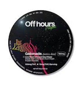OFF HOURS - Gelonade | Live Resin Rope | Gummies | 10pk/100mg (Off Hours)