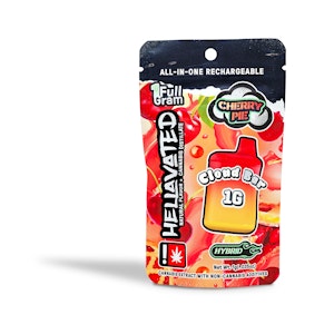 Hellavated - Hellavated Cloud Bar Cherry Pie AIO 1g