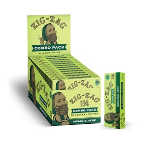 Zig Zag - 1 1/4' Organic Hemp Rolling Papers w/ Tips