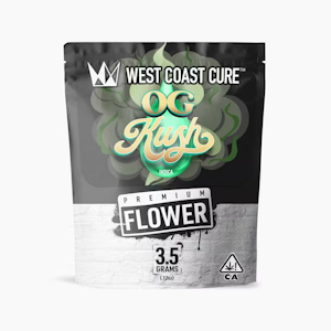WEST COAST CURE - West Coast Cure - Premium Outdoor - Indica - OG Kush - (3.5g)