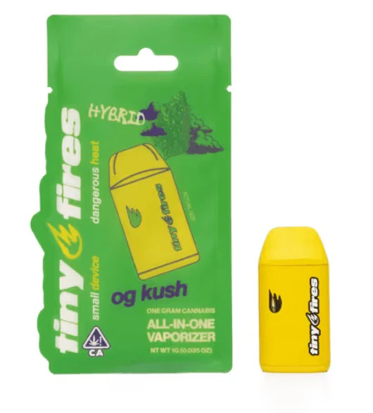 Tiny Fires - Tiny Fires - OG Kush - 1g All In One Vape Main Image