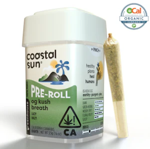 Coastal Sun - Coastal Sun - Pre Roll Pack - Indica - OG Kush Breath - (3.5g) 10 pack