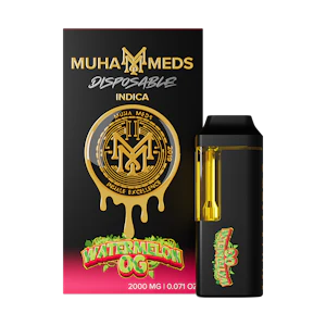 Muha Meds - Muha Meds - Distillate Watermelon OG 2G Disposable