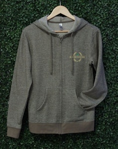 THE HEMPIRE COLLECTIVE - THC - Olive Zip-up Hoodie