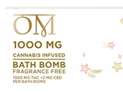 OM LIVING - [OM Body] THC Bath Bomb - 50mg - 1000mg THC