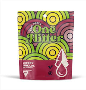 True North -  True North One Hitter-Gummies-Cherry Limeade-Hybrid-200mg THC