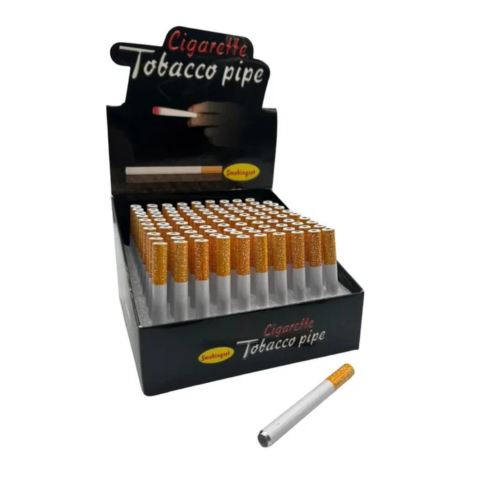 MJ WHOLESALE - 3" Metal One Hitter (1ct) (100 Count Display) Main Image