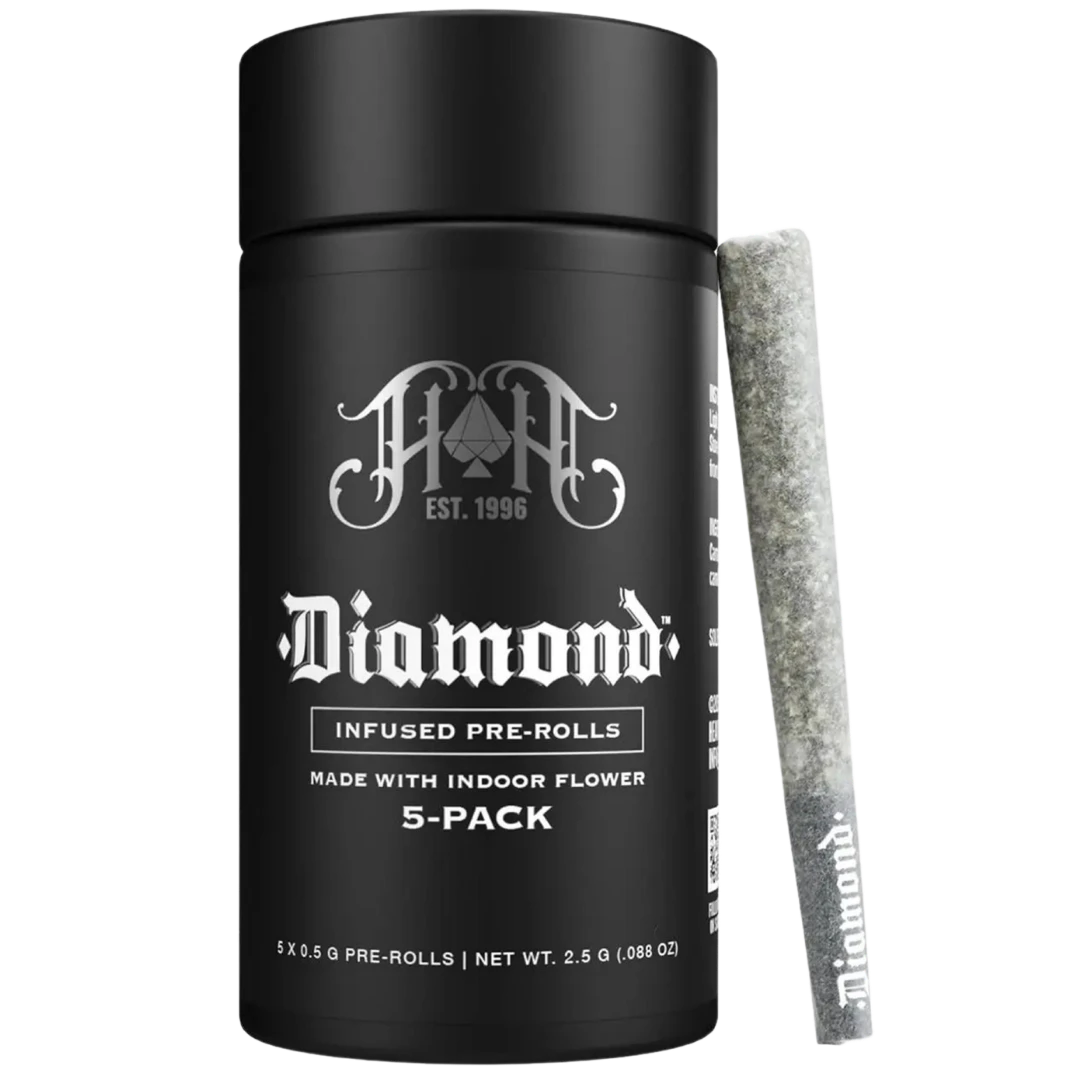 Heavy Hitters - Heavy Hitters x CAM - 5pk Diamond Infused Prerolls - Bubba's Girl Main Image