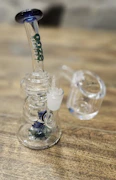 Ooze | Mini Dab Rig | Deep Blue