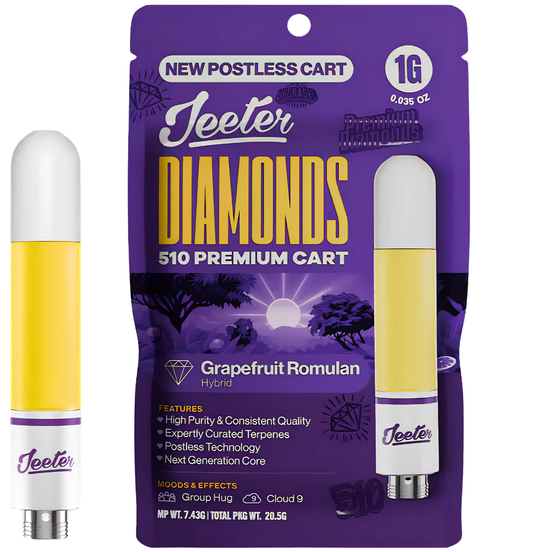 Jeeter - Jeeter Juice - 1g Liquid Diamonds Cart - Grapefruit Romulan Main Image
