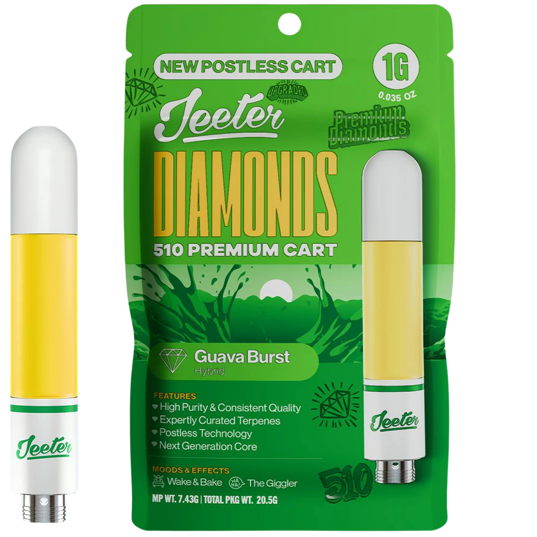 Jeeter - Jeeter Juice - 1g Liquid Diamonds Cart - Guava Burst Main Image
